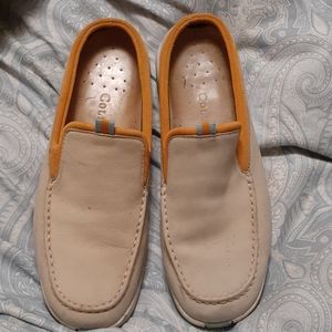 COLE HAAN•NIKE AIR Women's Beige Suede Loafers